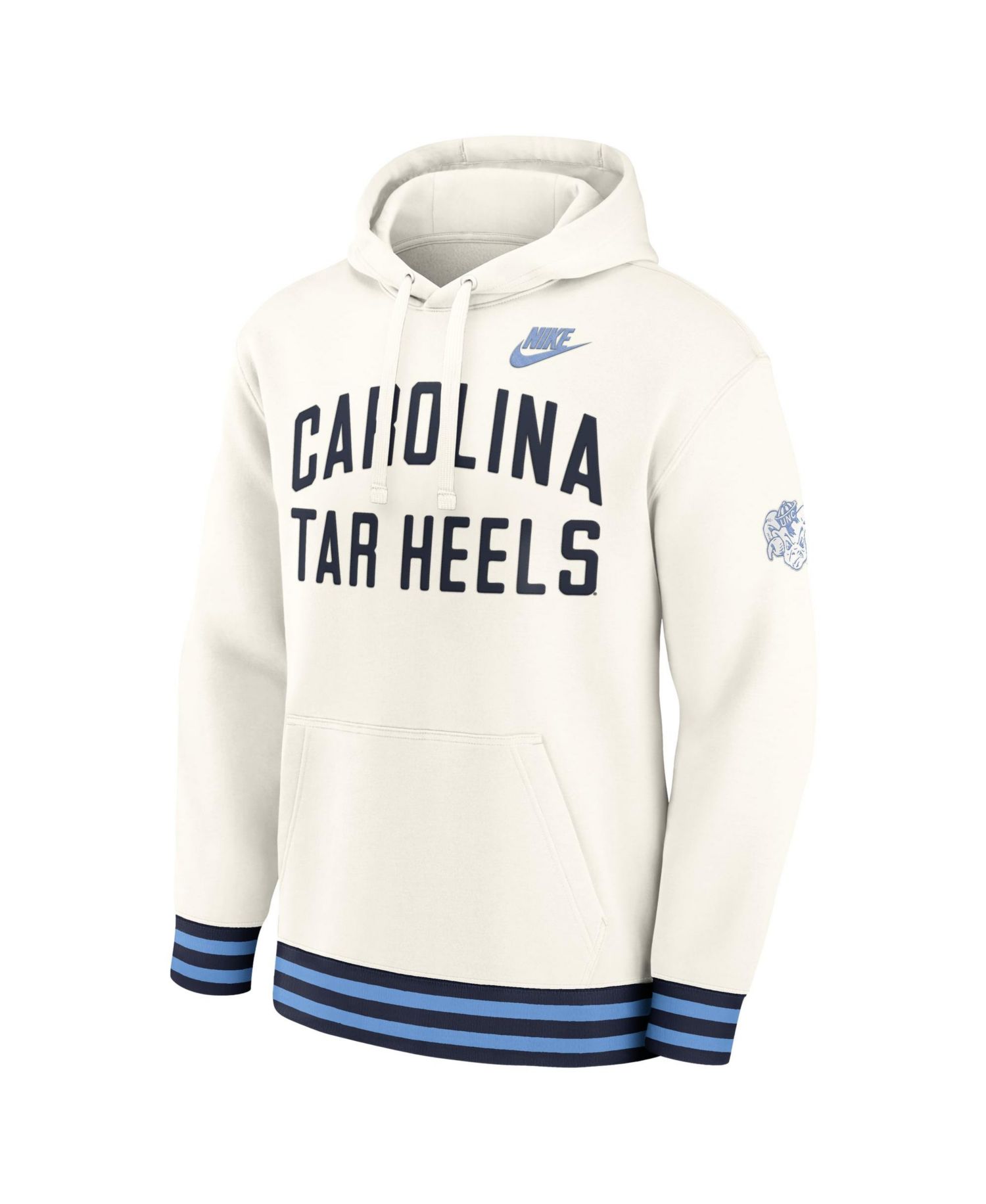 Men's Cream North Carolina Tar Heels Legacy Retro Pullover Hoodie