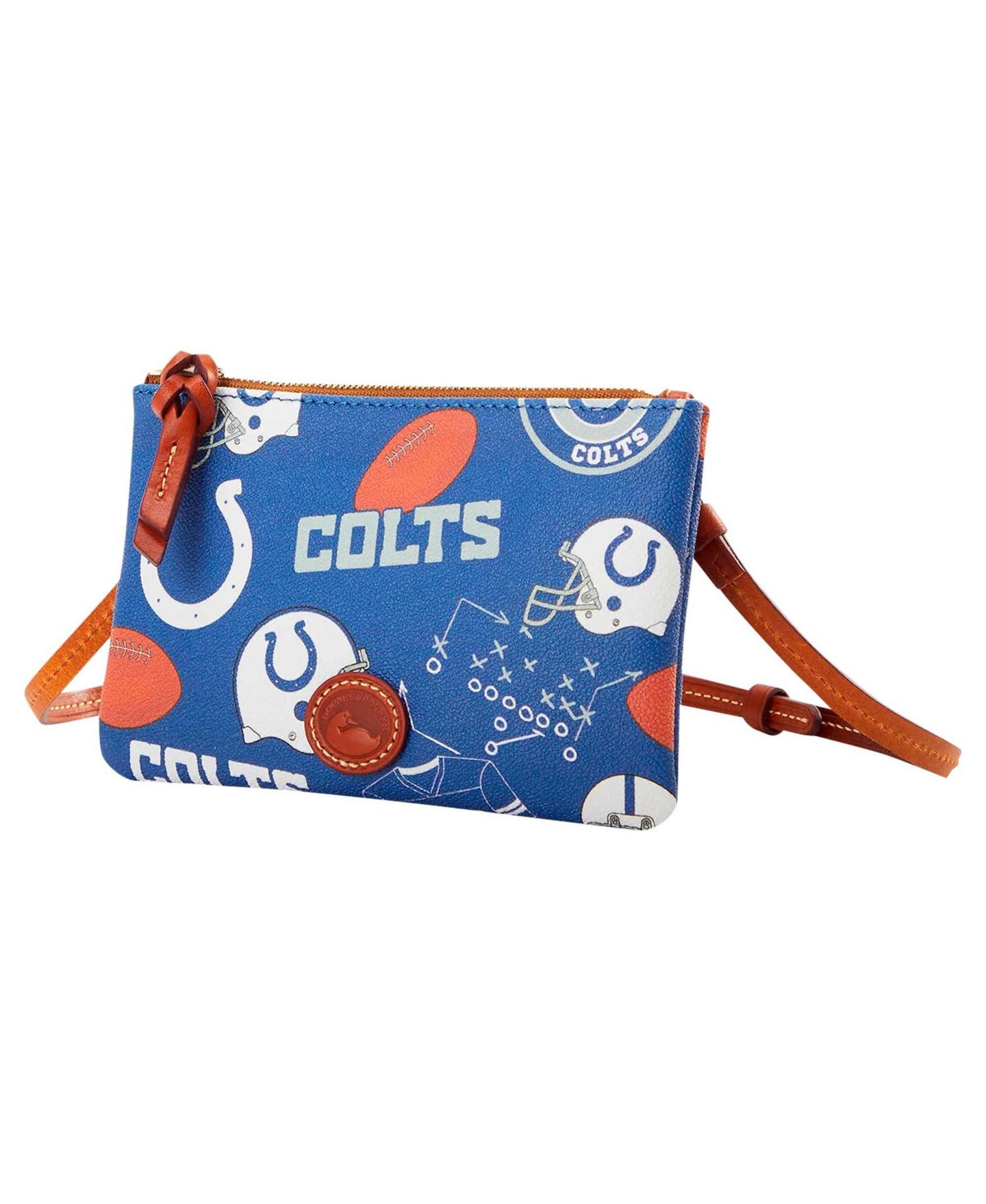 Женская сумка Dooney & Bourke Indianapolis Colts Top Zip Crossbody Purse — фото 3