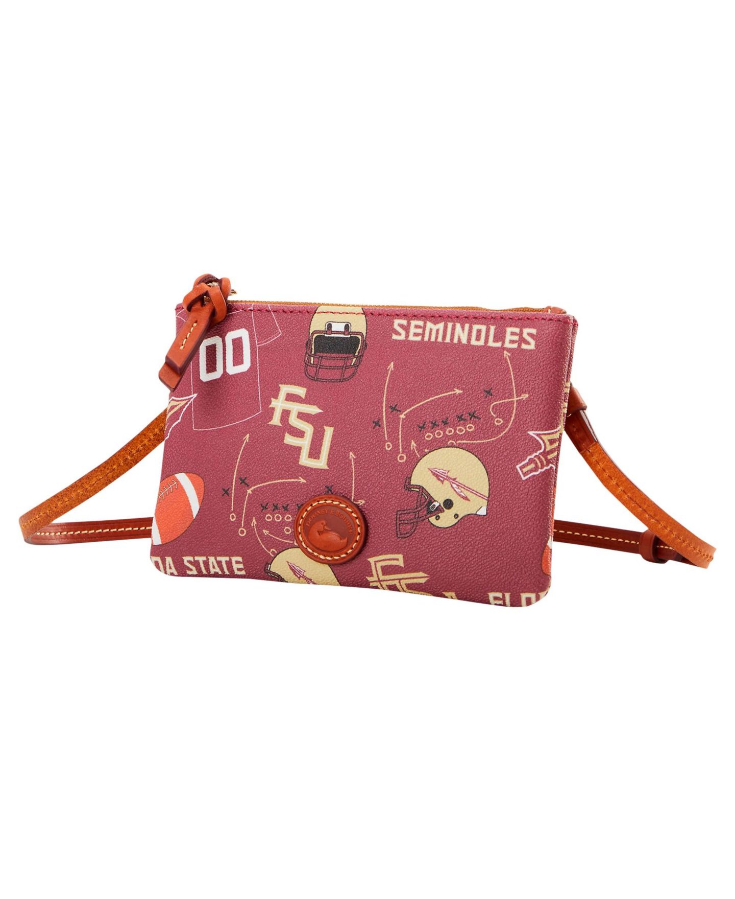 Женская сумка Dooney & Bourke Florida State Seminoles Top Zip Crossbody Purse — фото 4