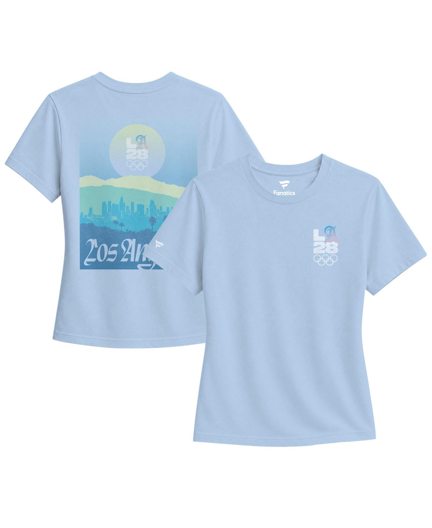Women's Light Blue LA28 Bluebell Collection T-Shirt