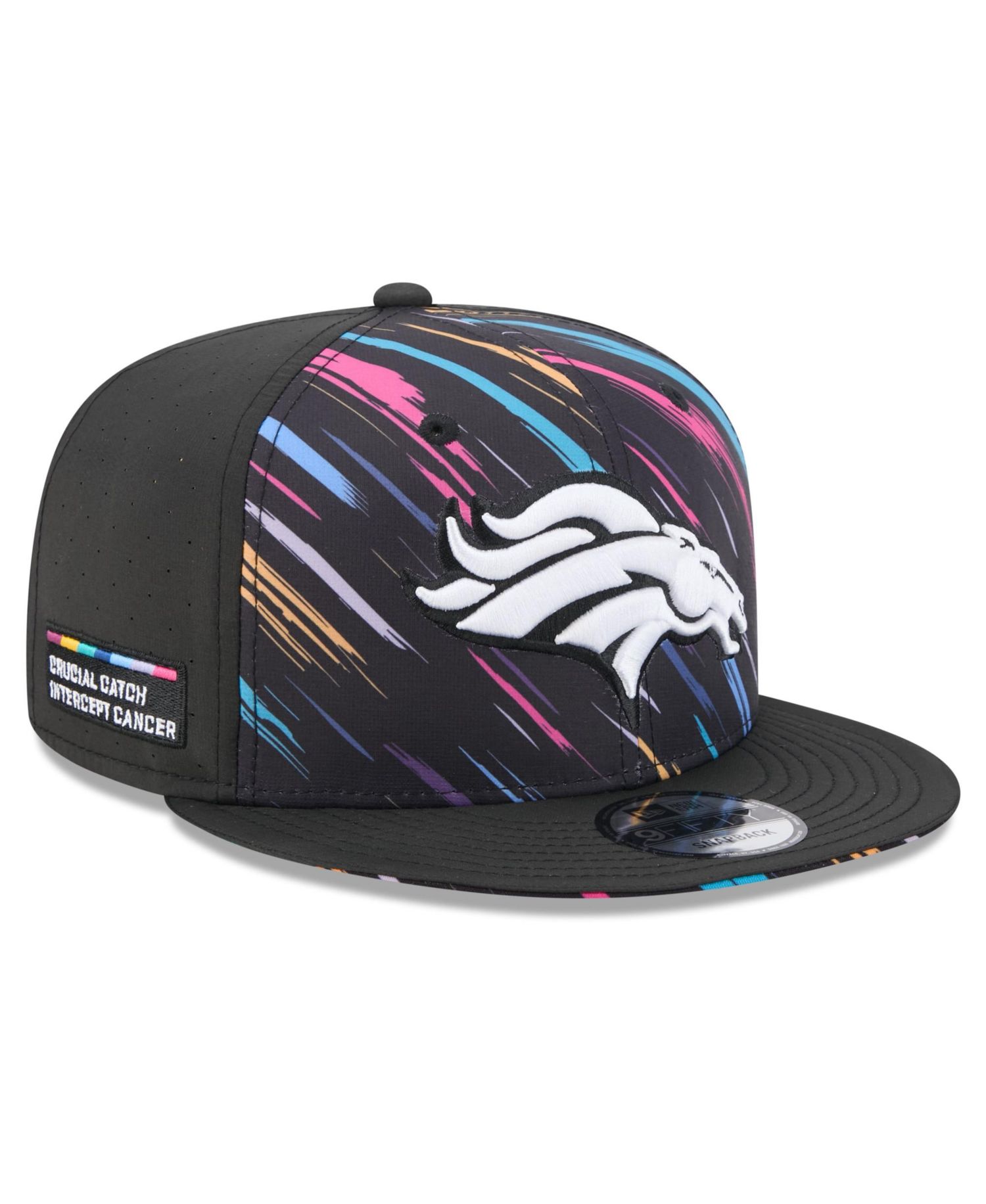 Men's Black Denver Broncos 2026 NFL Crucial Catch 9FIFTY Snapback Hat