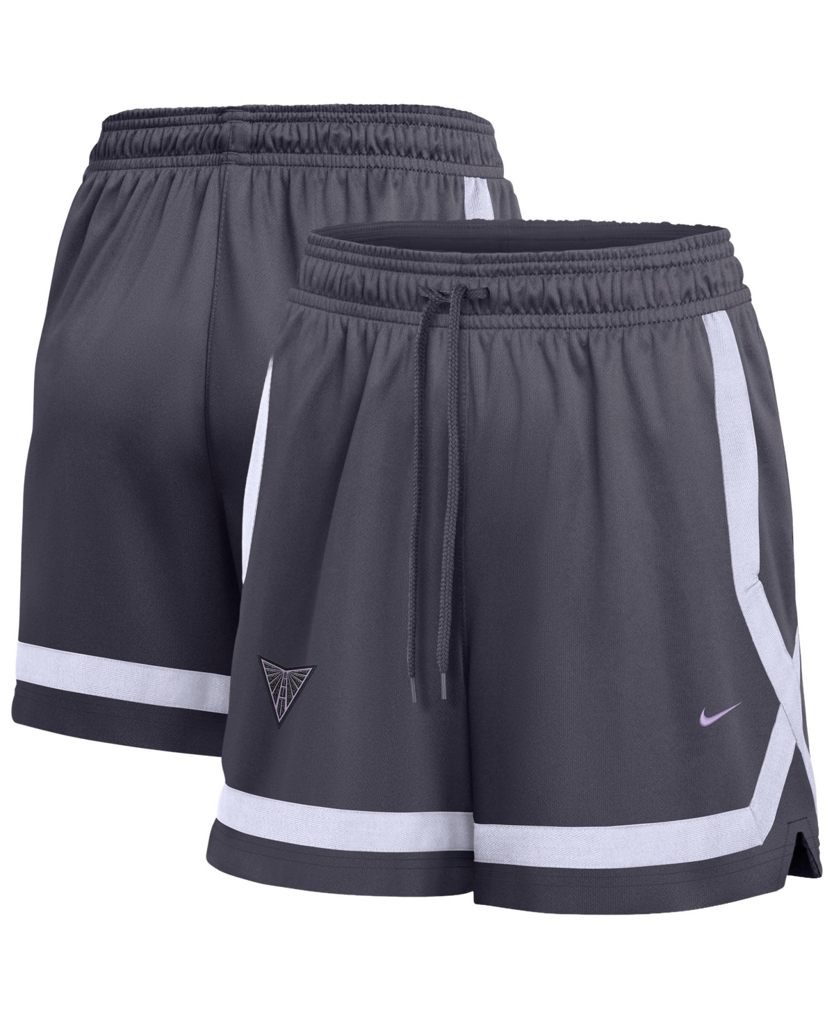 Nike Women's Charcoal Golden State Valkyries Studio Fleece Shorts