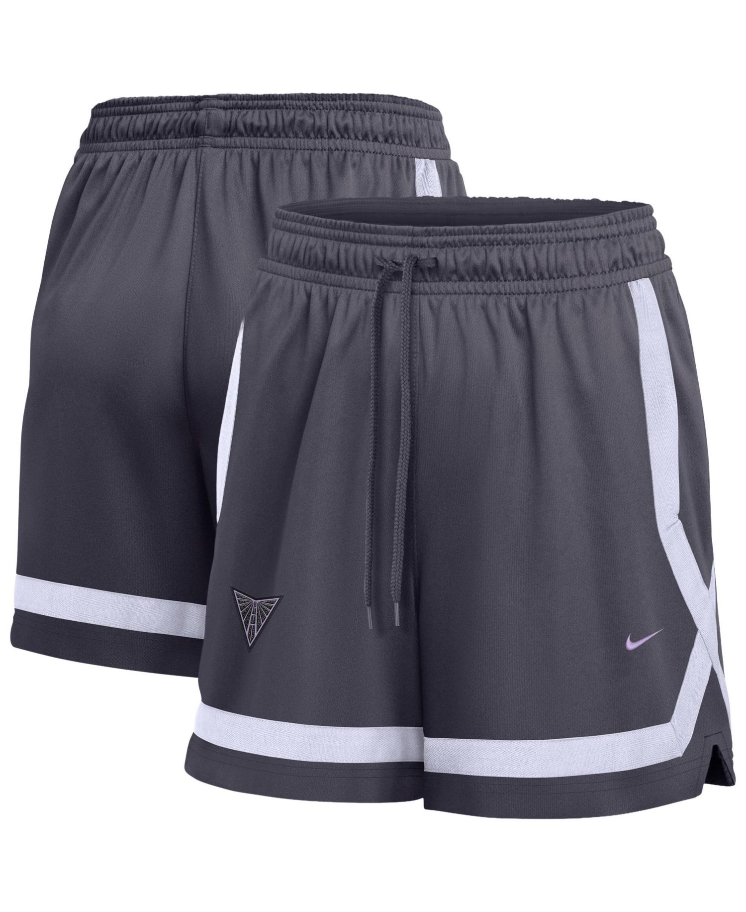 Women's Charcoal Golden State Valkyries Studio Fleece Shorts