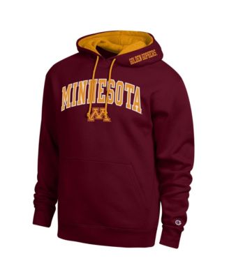 Men's Maroon Minnesota Golden Gophers Arch Tackle Twill Hoodie