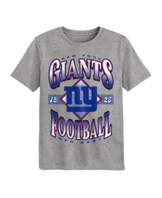 Preschool Dark Heather Gray New York Giants Of Days Past T-Shirt