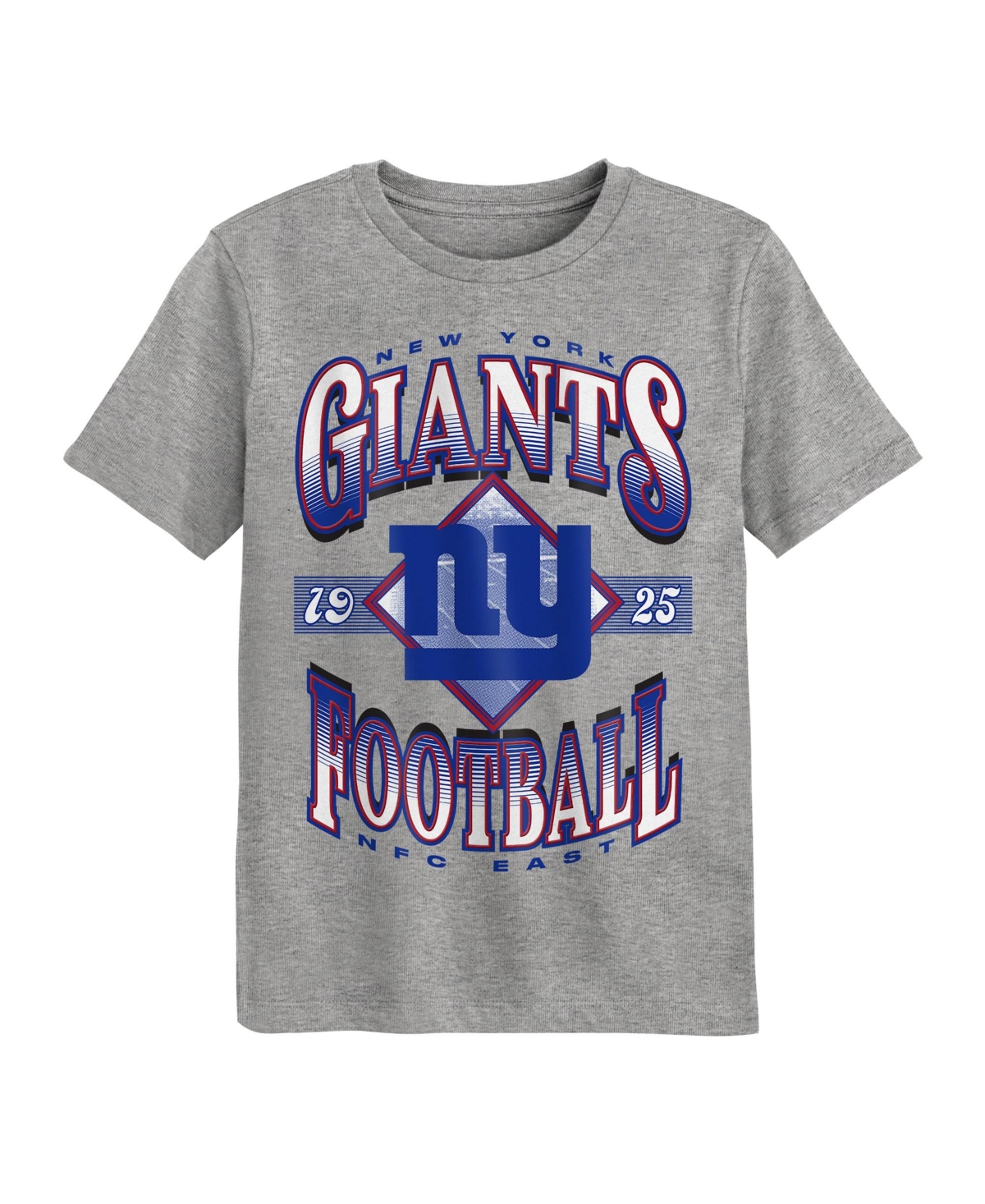 Outerstuff Preschool Dark Heather Gray New York Giants Of Days Past T-Shirt