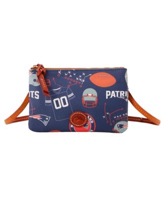New England Patriots Top Zip Crossbody Purse