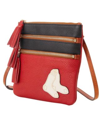 Boston Red Sox Infield Triple Zip Crossbody Purse