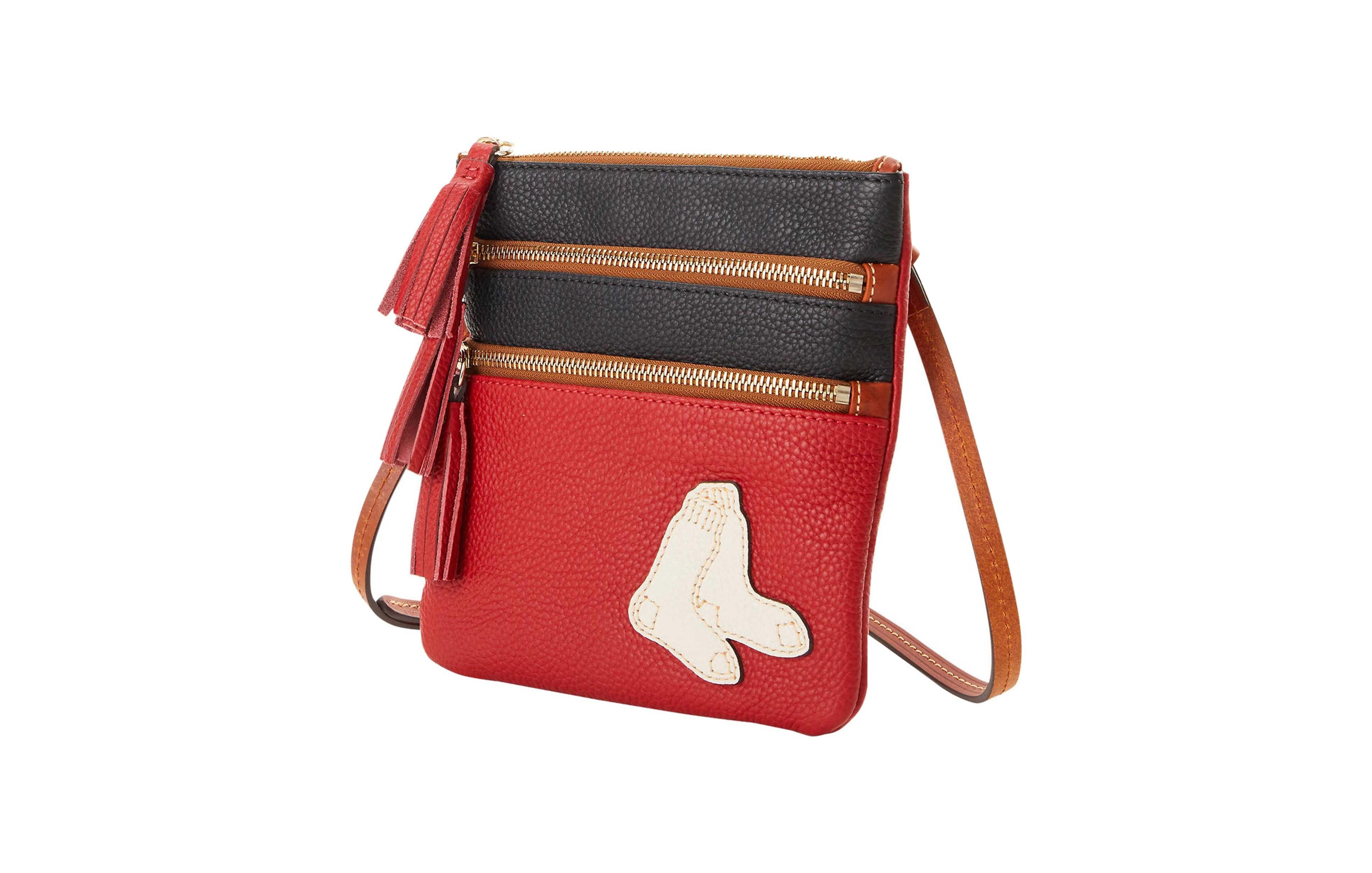 Dooney & Bourke Dooney Bourke Boston Red Sox Infield Triple Zip Crossbody Purse