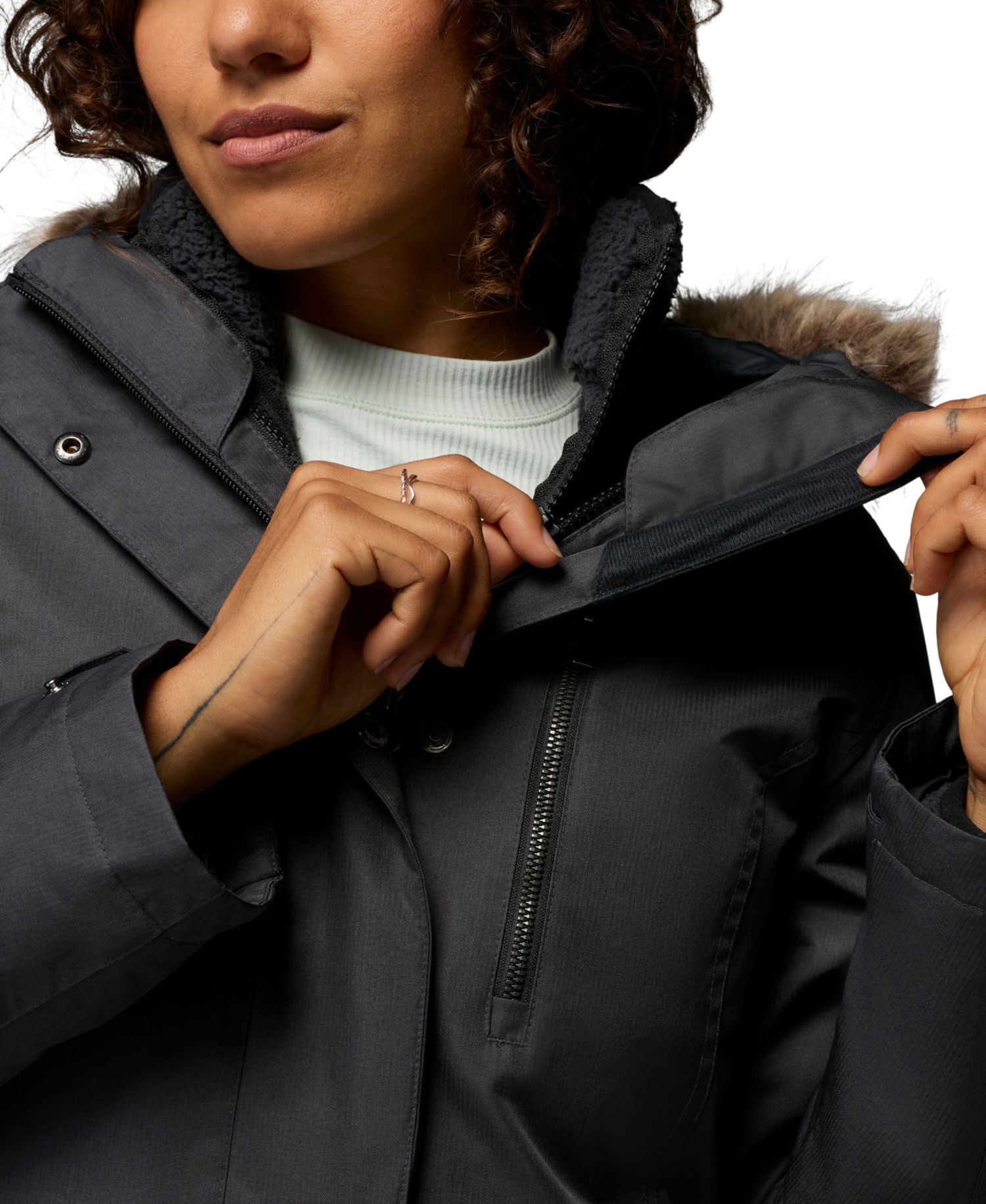 Women's Suttle Mountain Inte 3-in-1 Hooded Sherpa Jacket