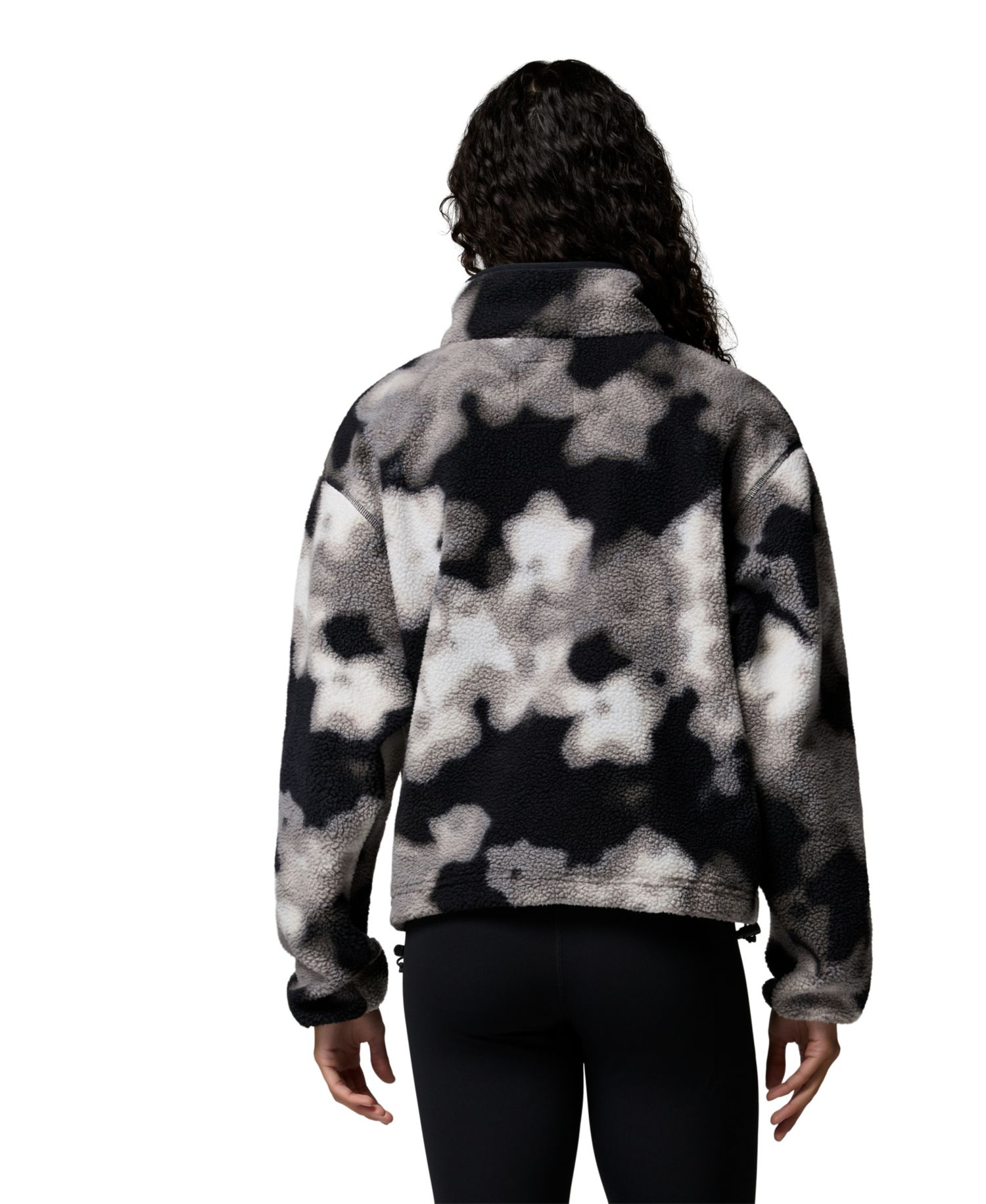 Women's Helvetia™ II Printed Cropped Half-Snap Fleece