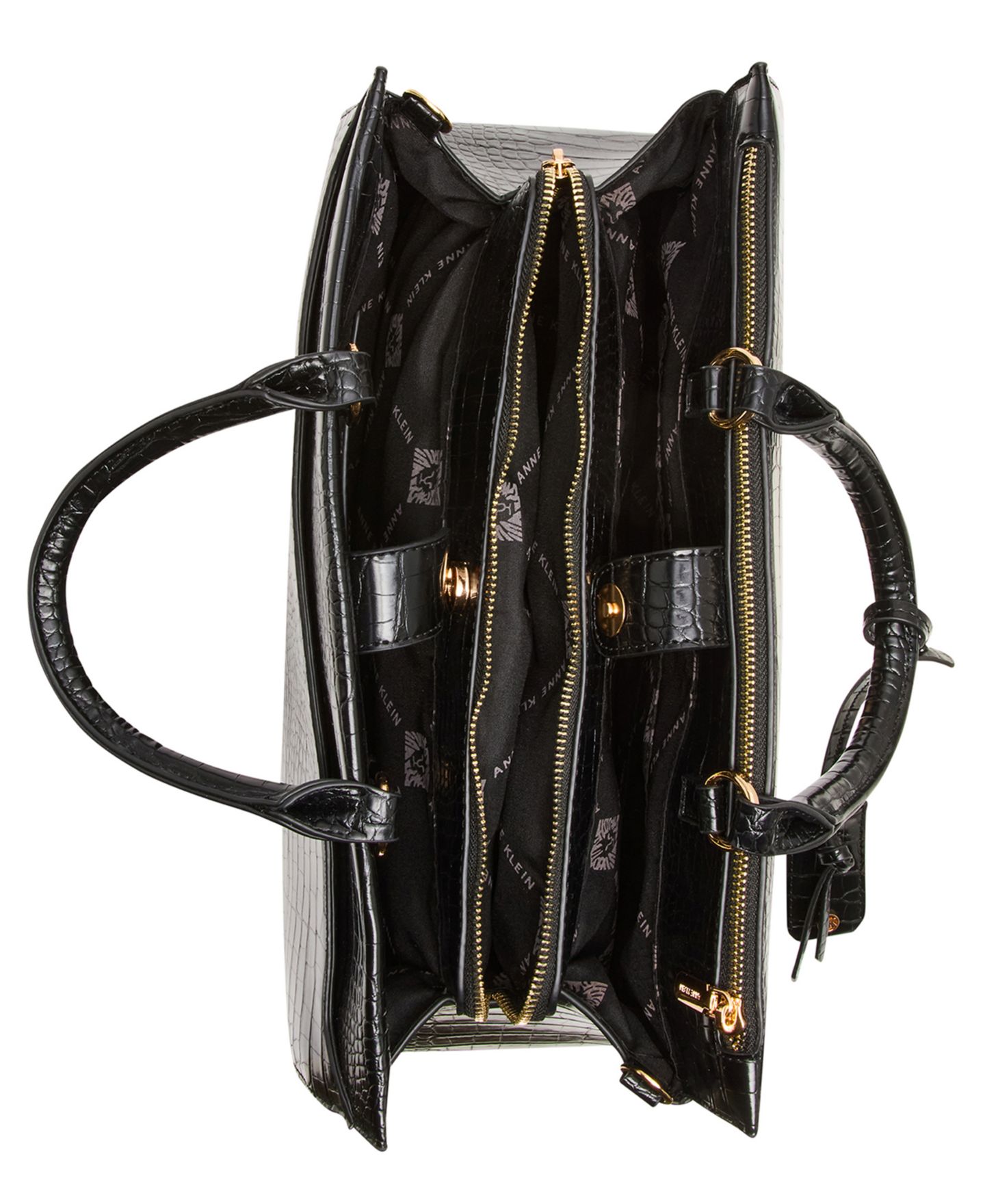 Женская сумка Anne Klein Large Work Tote, цвет: Чёрный — фото 4