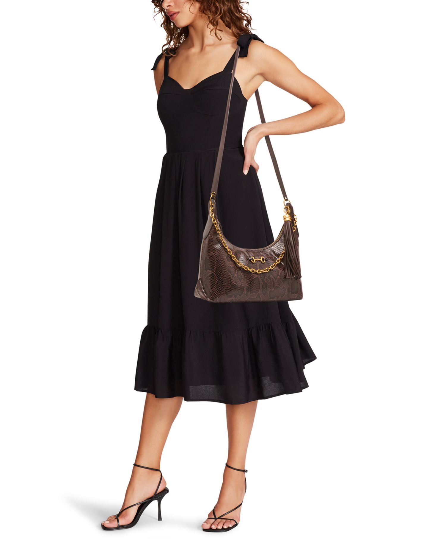 Medium Curved Shoulder Handbag