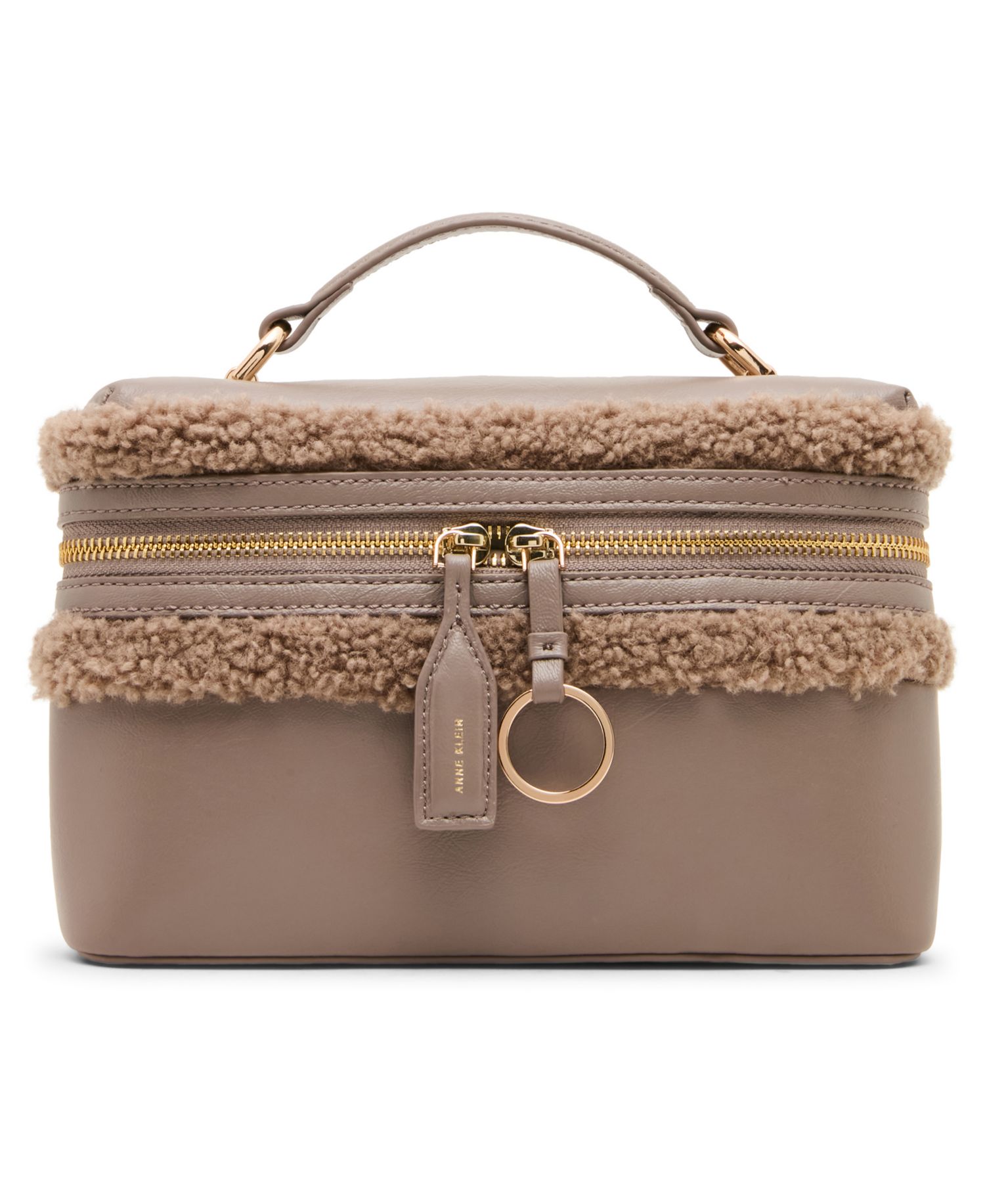 Women's Faux Sherpa Train Case
