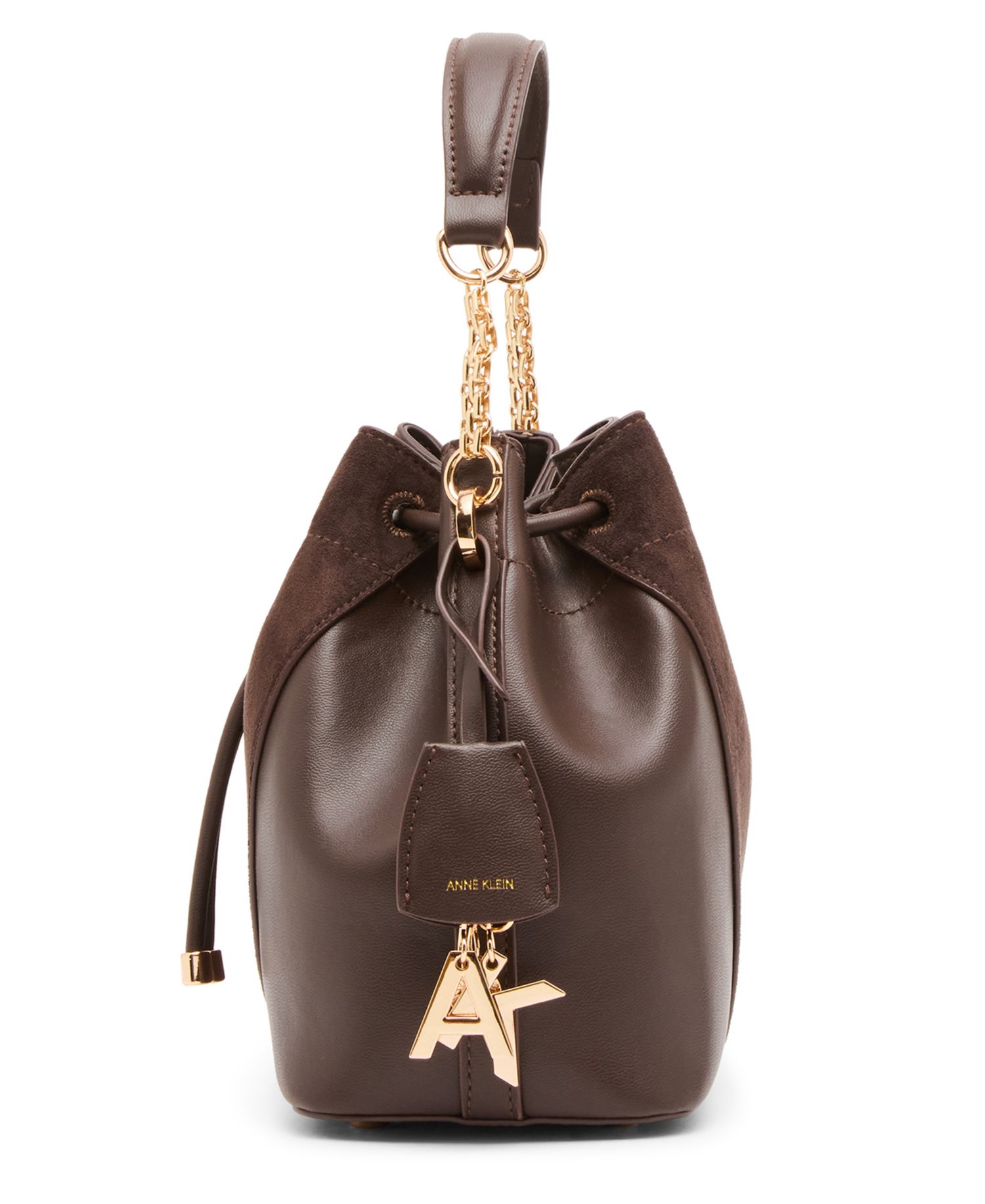 Convertible Strap Small Bucket Handbag