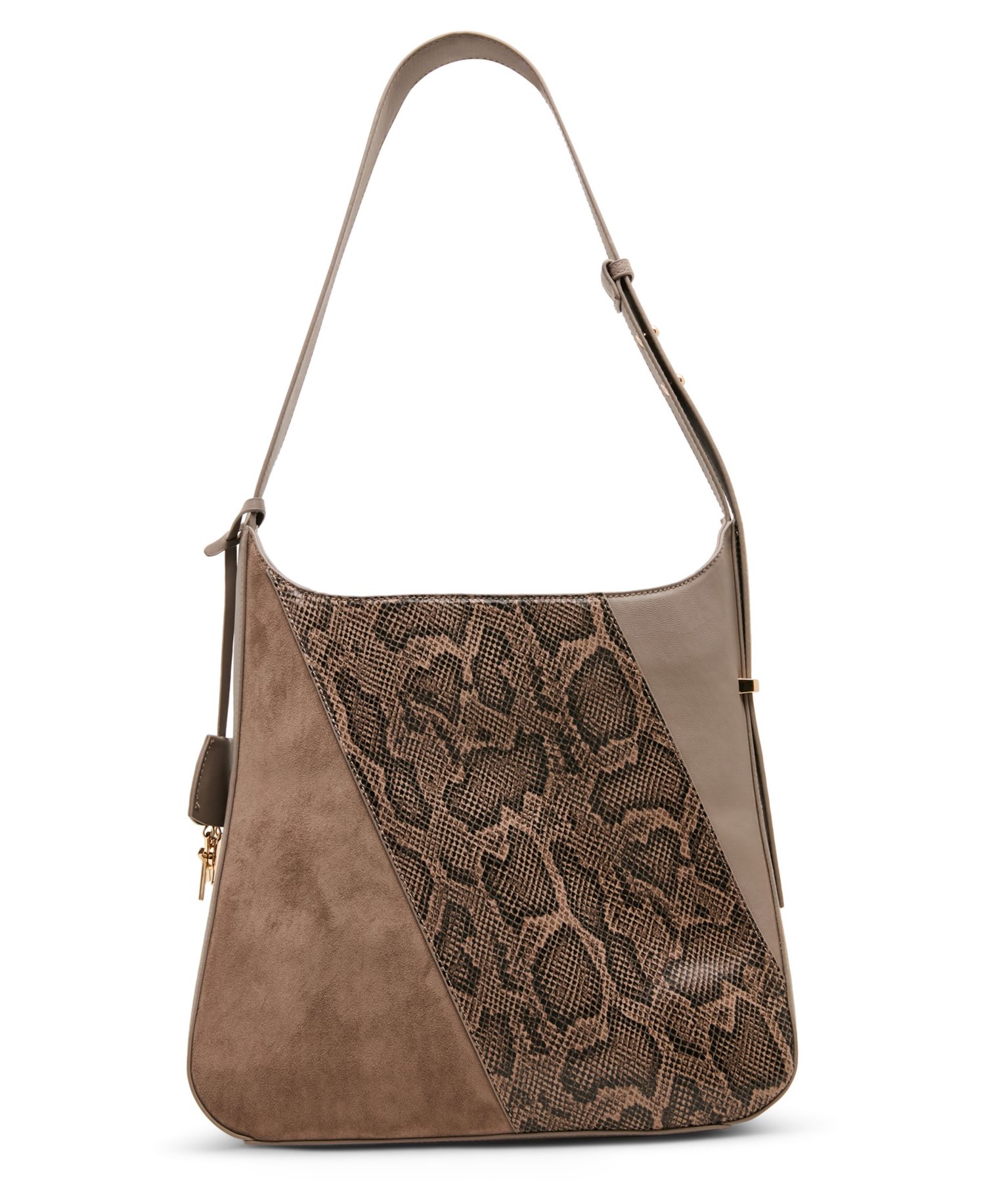 Large Multi-Pieced Hobo Handbag