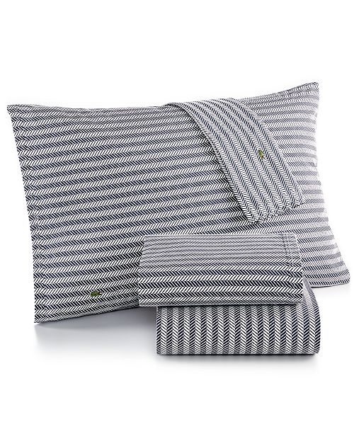 Lacoste Home Lacoste Printed Cotton Percale Full Sheet Set & Reviews