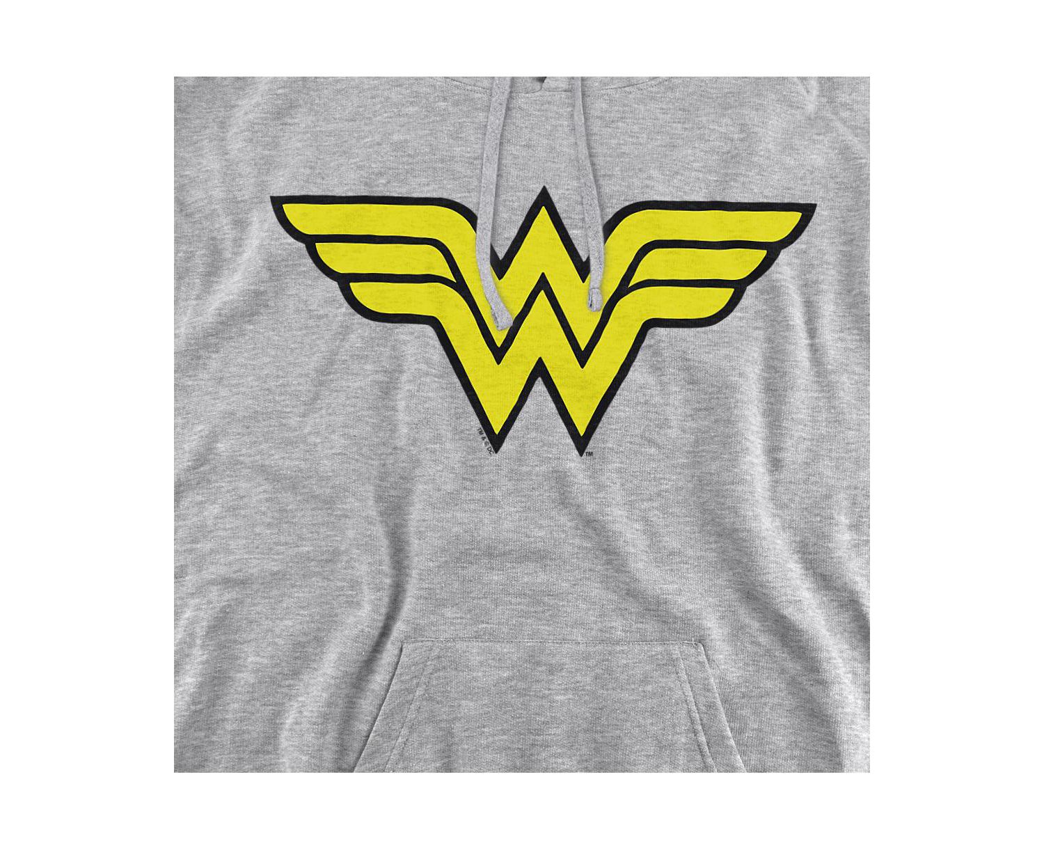 Men's Wonder Woman Logo Graphic Classic-Fit Pull-Over Hoodie