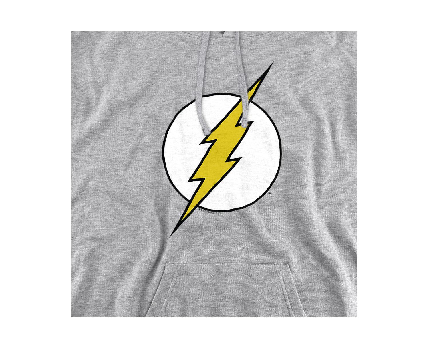 Men's The Lightning Bolt Logo Graphic Kangaroo-Pocket Hoodie