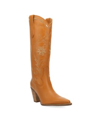 Women's Miss Daisy Knee-High Western Pointed-Toe Boots