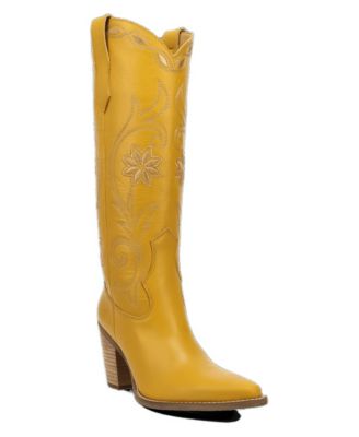 Women's Miss Daisy Knee-High Western Pointed-Toe Boots