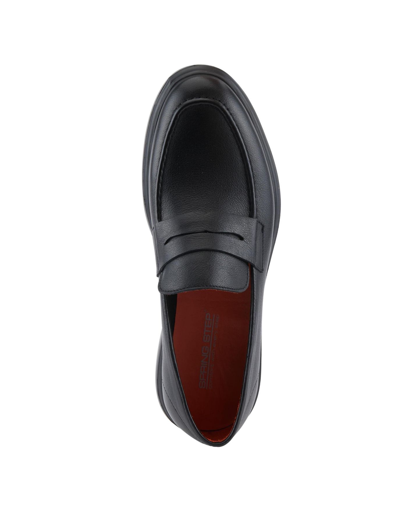 Мужские туфли Spring Step Donohue Leather Penny, цвет: Чёрный — фото 4