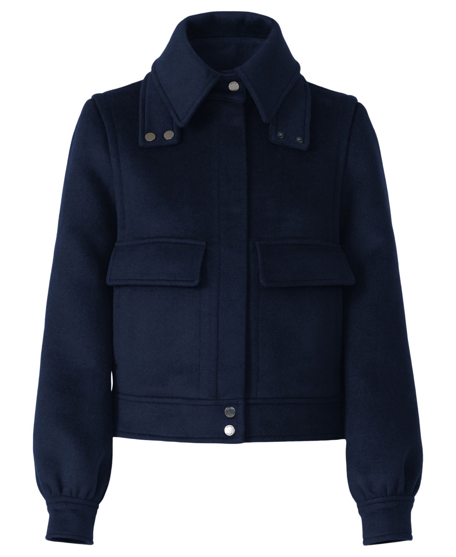 Women's Gene Wool-Blend Bomber Short Coat
