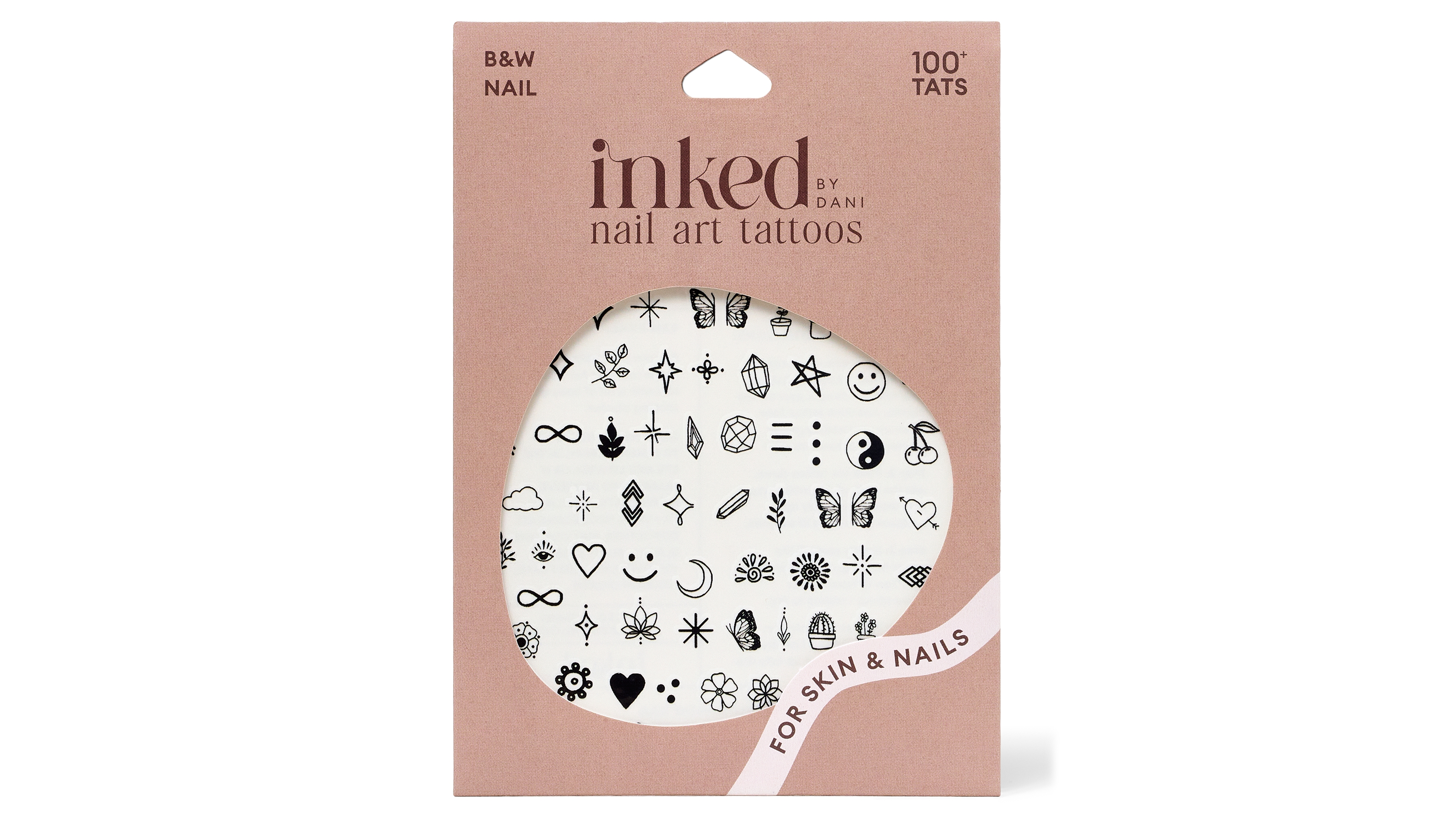Inked By Dani B&W Nail Art Tattoos