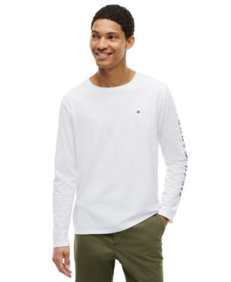 Men's Long-Sleeve Logo Crewneck T-Shirt