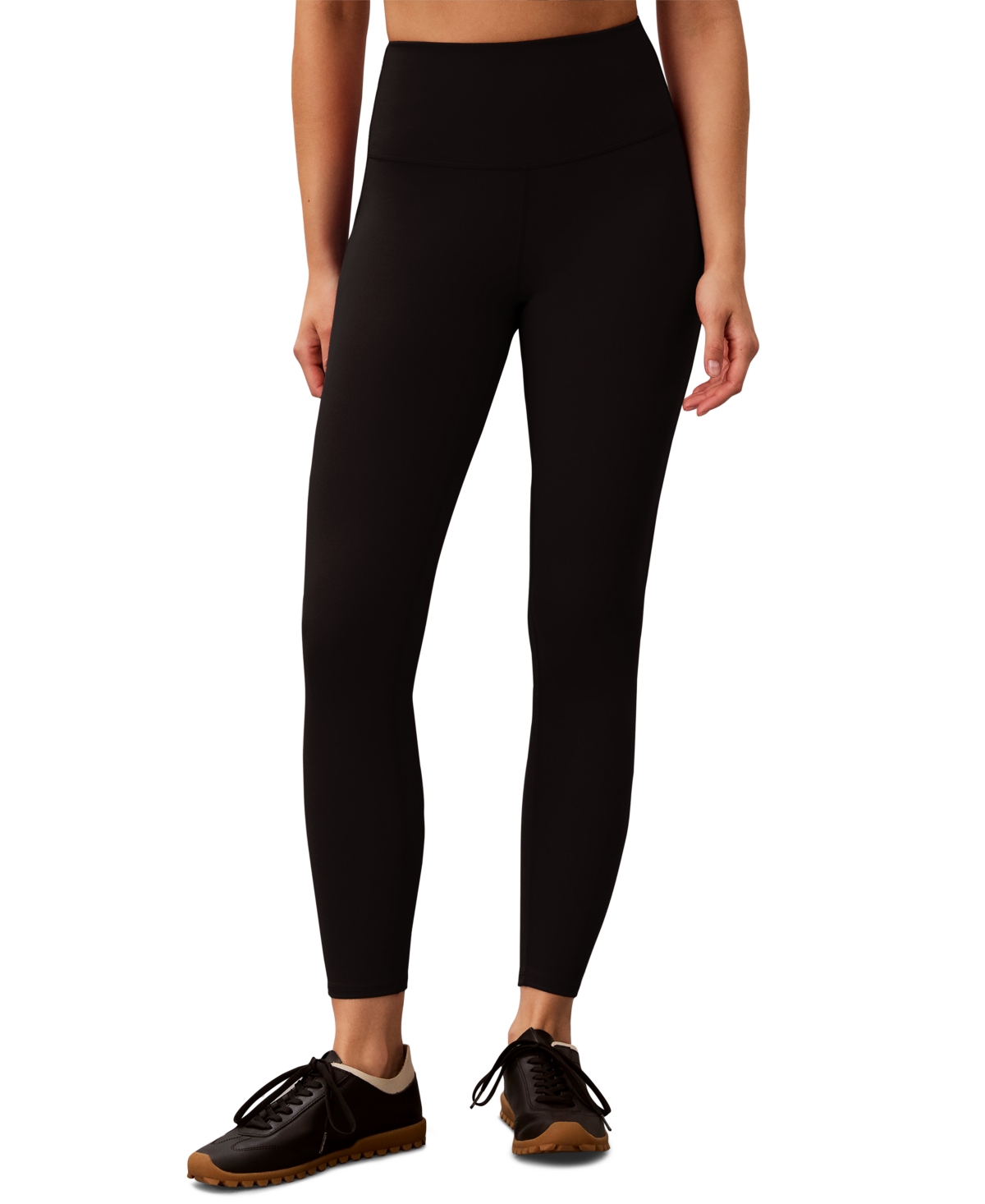Calvin Klein Performance Women's Soft Sport High-Waisted 7/8-Length Active Leggings - Black