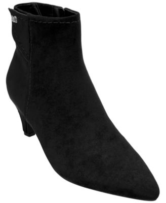 Women's Laurie Kitten-Heel Pointed-Toe Dress Booties