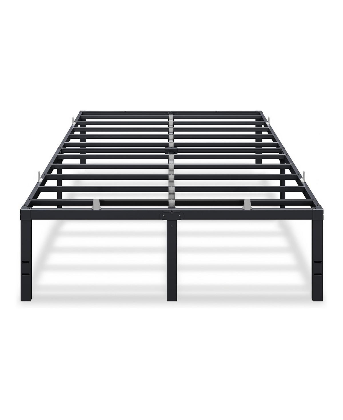Slickblue Heavy Duty 18 Inch Metal Bed Frame with Steel Platform for Bedroom