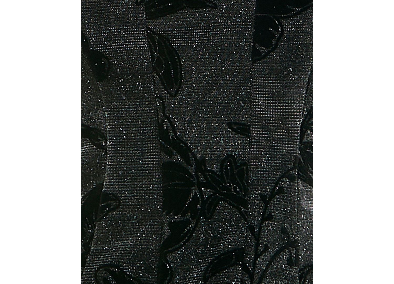 Juniors' Glitter Strapless Floral-Print Dress
