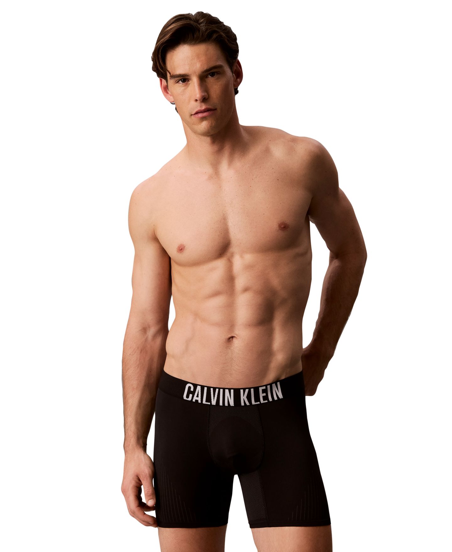 Трусы-боксеры Pro для мужчин, без швов, сетка — Calvin Klein, цвет: Чёрный — фото 3