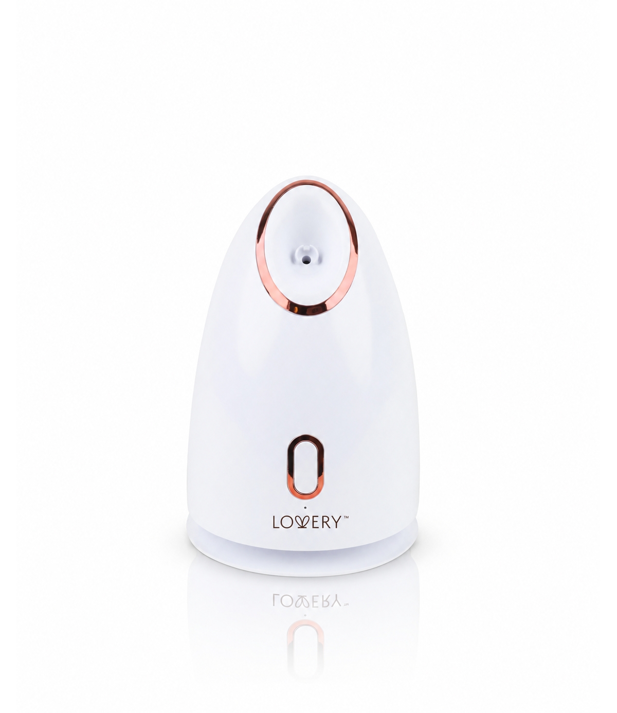 Lovery Facial Steamer, Ionic Facial Steamer for Deep Cleansing and Hydration, Skincare Device, Pore Cleanser and At-Home Spa Skin Care - White