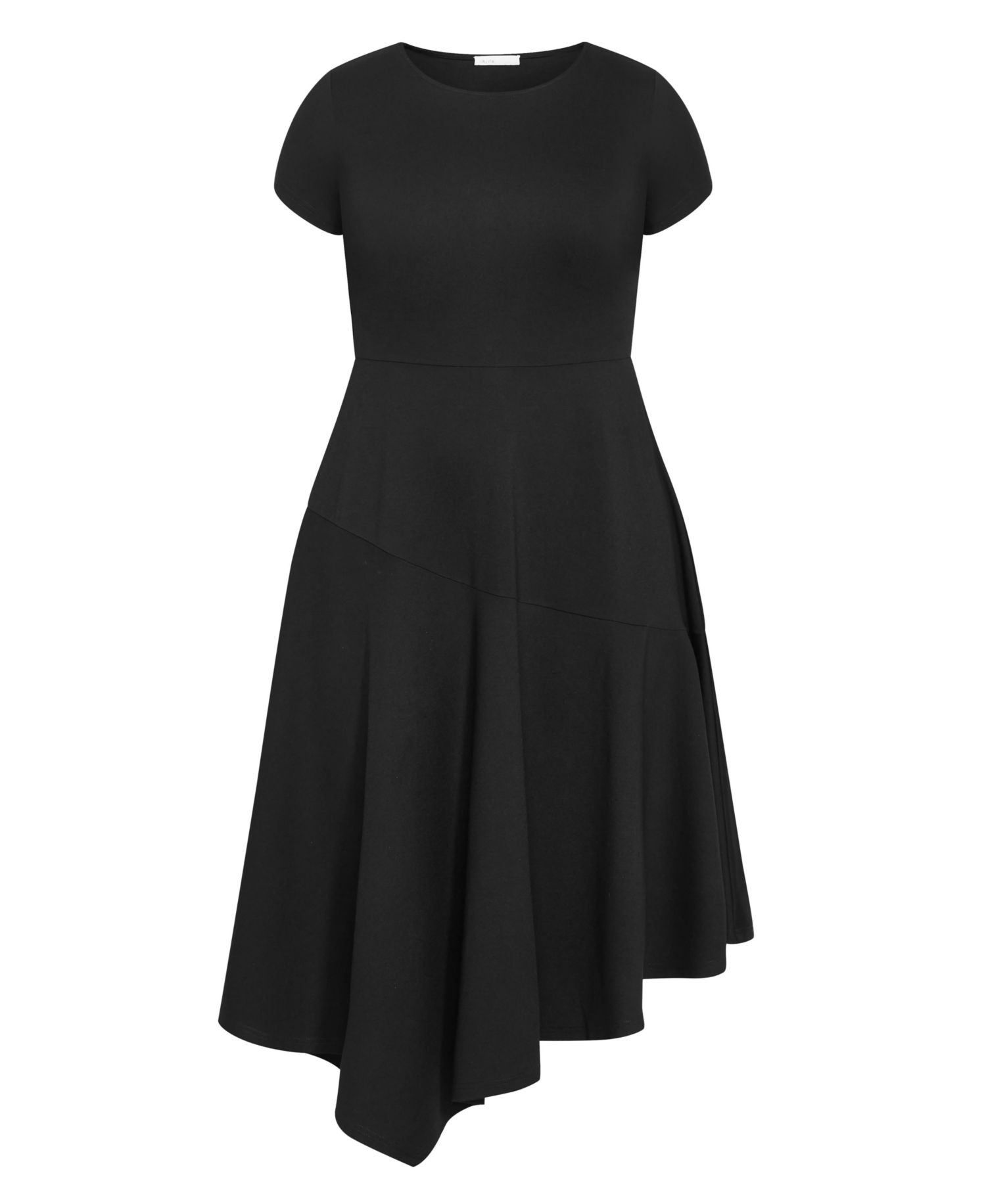 Plus Size Ponte Flare Midi Dress