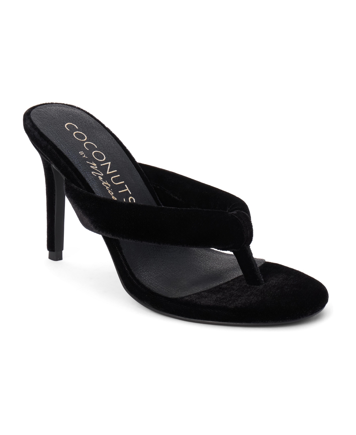 Coconuts by Matisse Stiletto Velvet Calvin Sandals