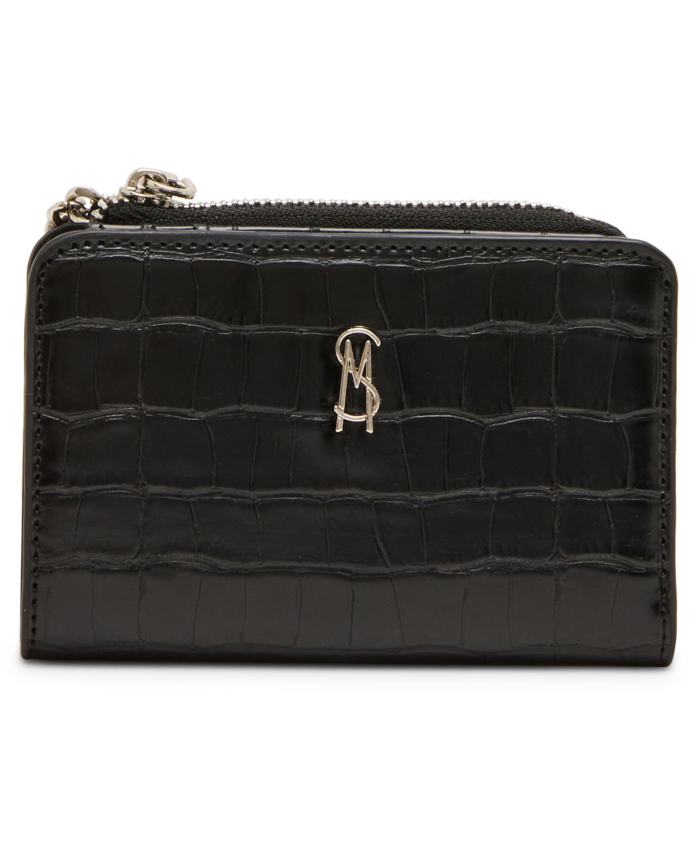 Женский кошелёк Steve Madden Sorella Snap Card Case Mini Bifold Wallet, цвет: Чёрный — фото 6