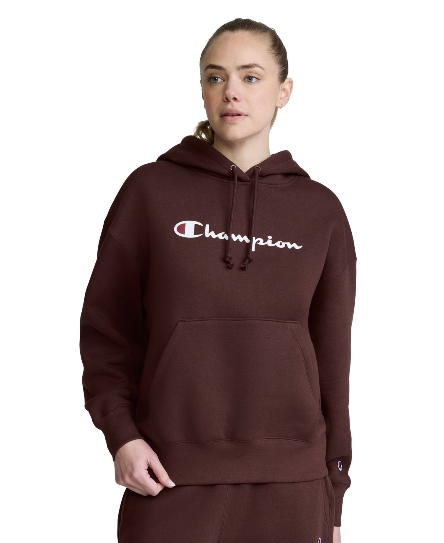Women's Classic Script Powerblend Fleece Graphic Hoodie