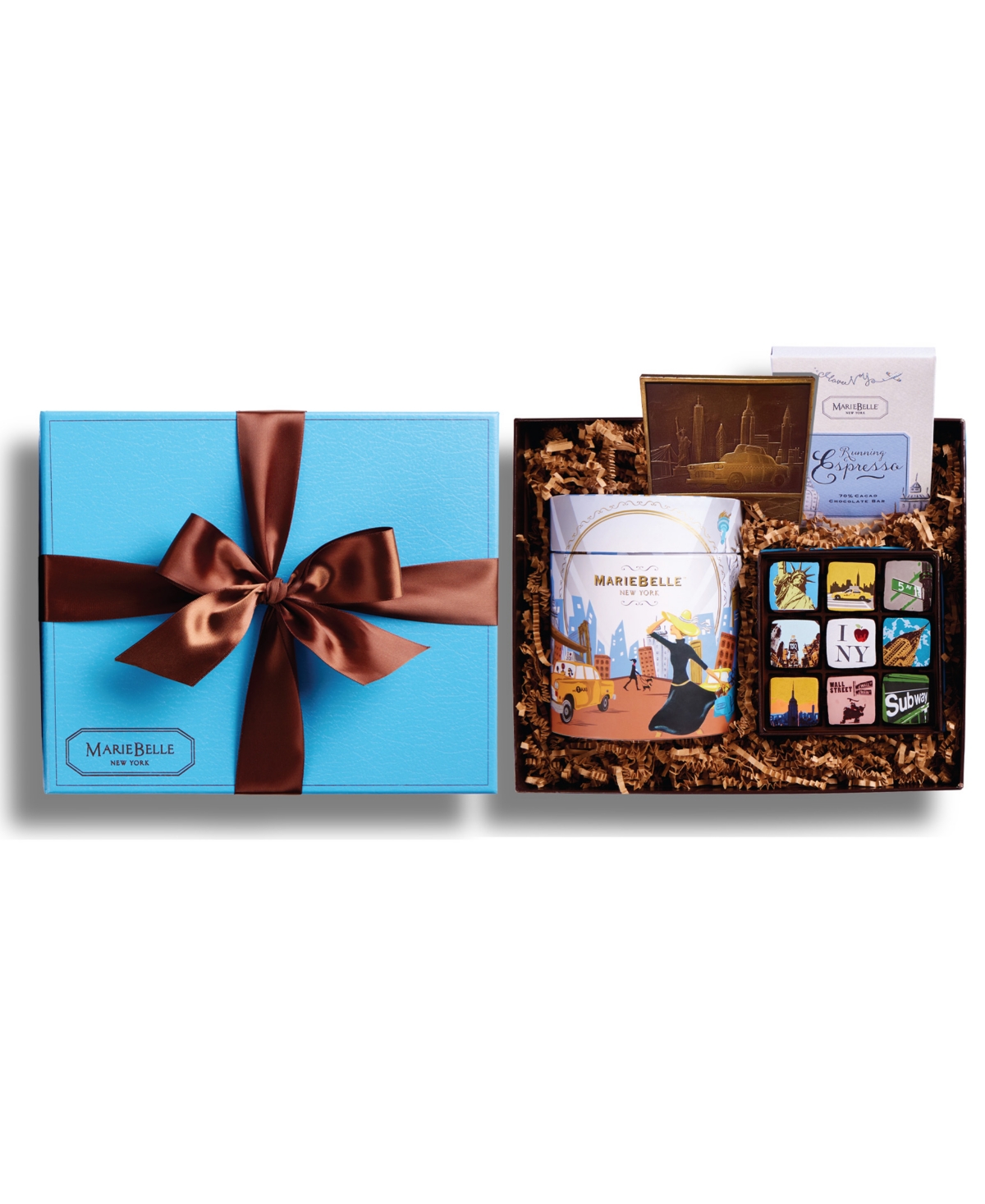 MarieBelle New York I Love New York City Hot Chocolate and Chocolate Bars Bundle, 3-Pc.