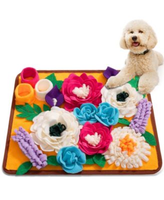 Dog Snuffle Mat Slow Feeder Interactive Foraging Toy Non Slip Durable Pet Enrichment