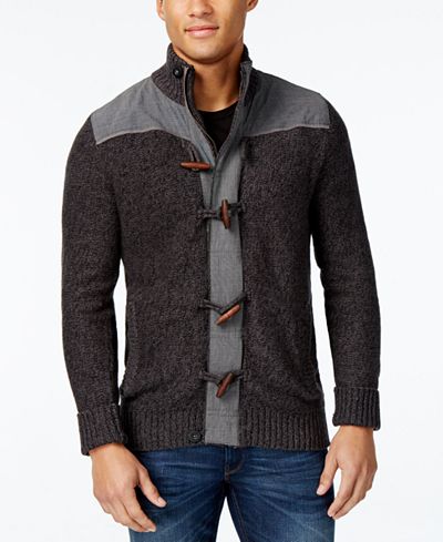 Retrofit Men's Toggle Stand-Colar Cardigan