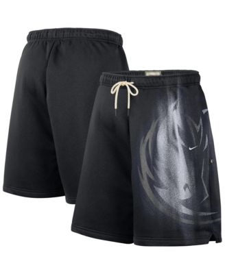 Men's Black Dallas Mavericks 2026 Standard Issue Practice Icon Fleece Shorts