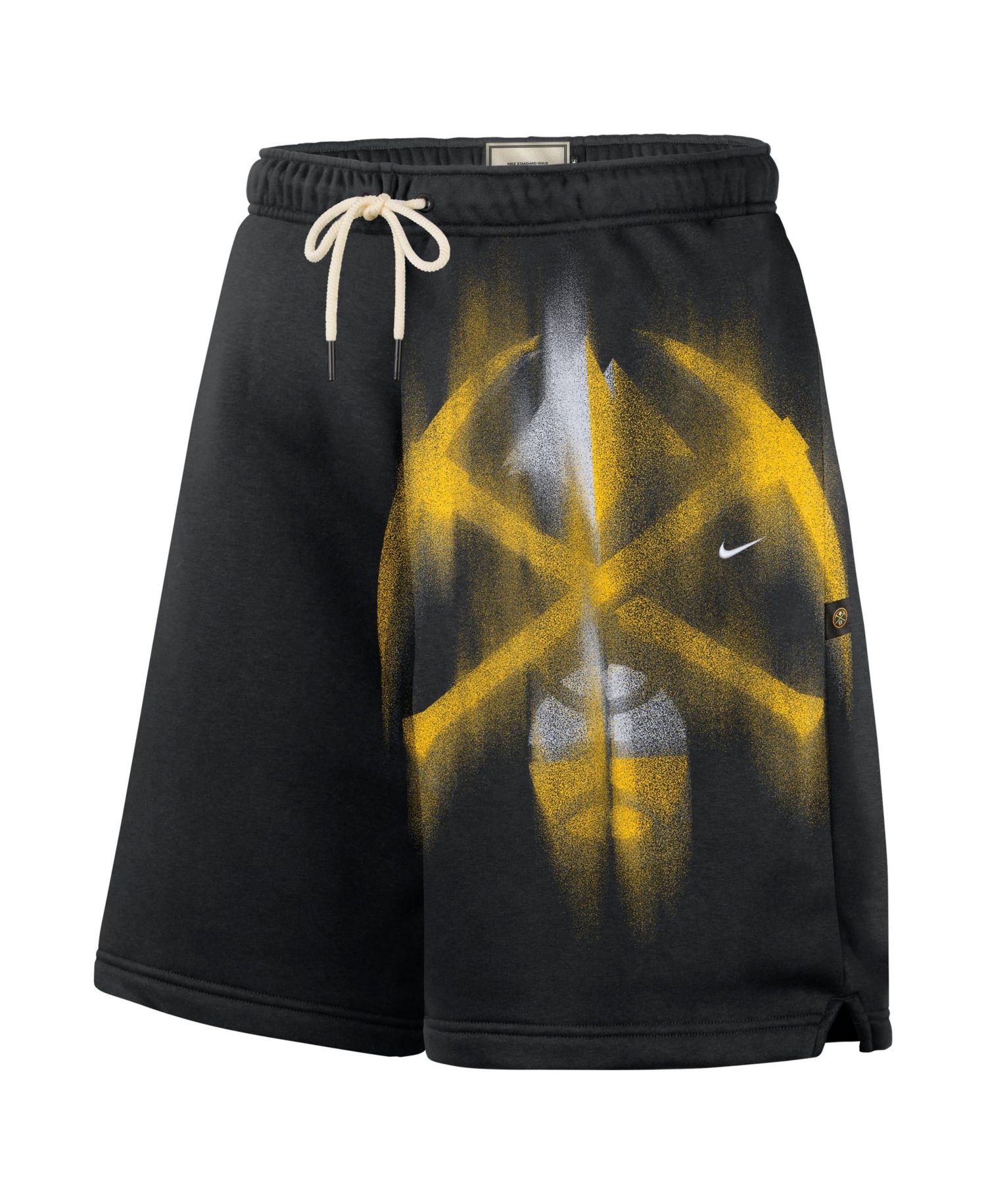 Men's Black Denver Nuggets 2026 Standard Issue Practice Icon Fleece Shorts