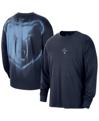 Men's Navy Memphis Grizzlies 2026 Standard Issue Pre-Game Performance Long Sleeve T-Shirt