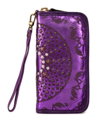Mola Leather Clutch