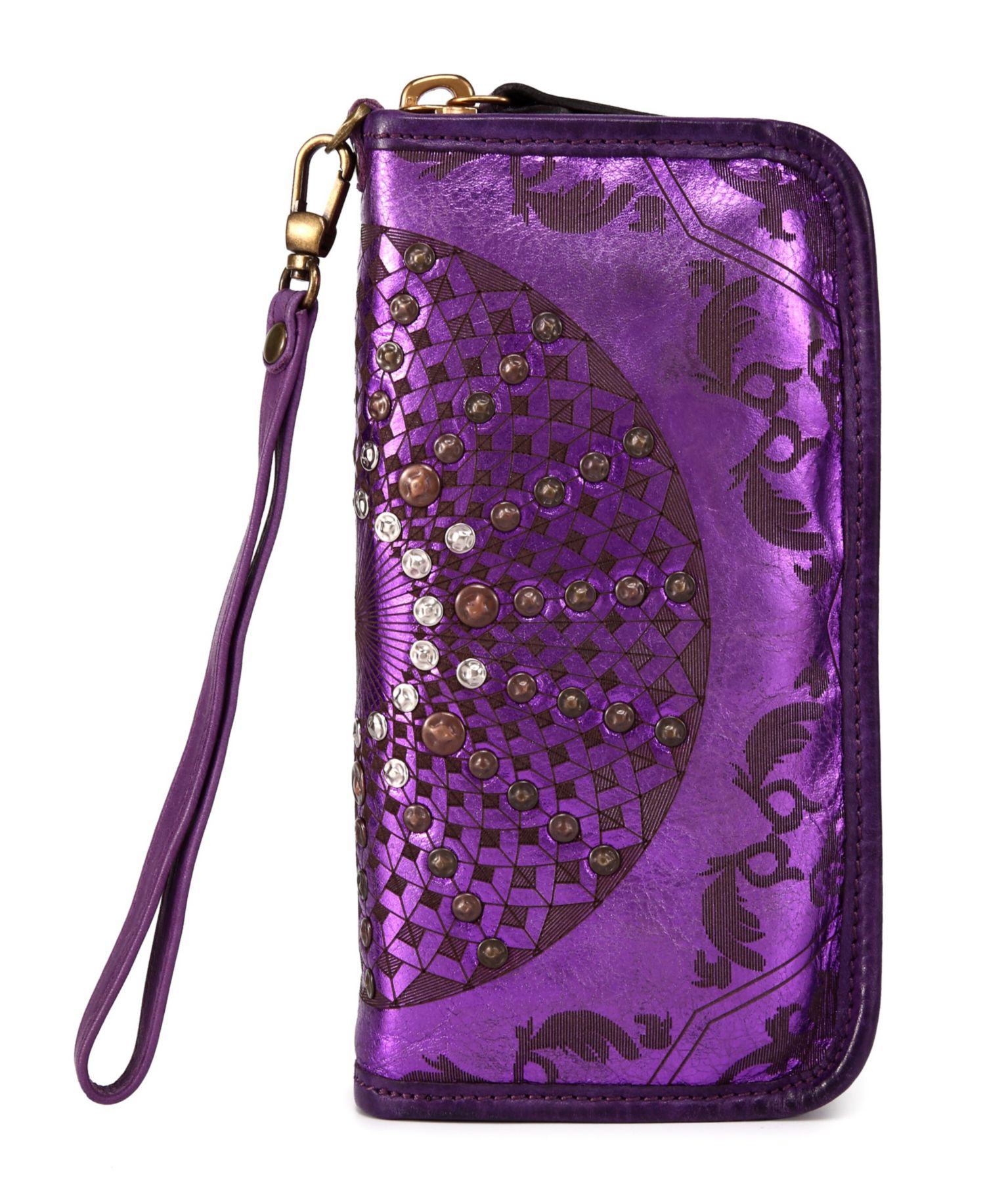 Mola Leather Clutch