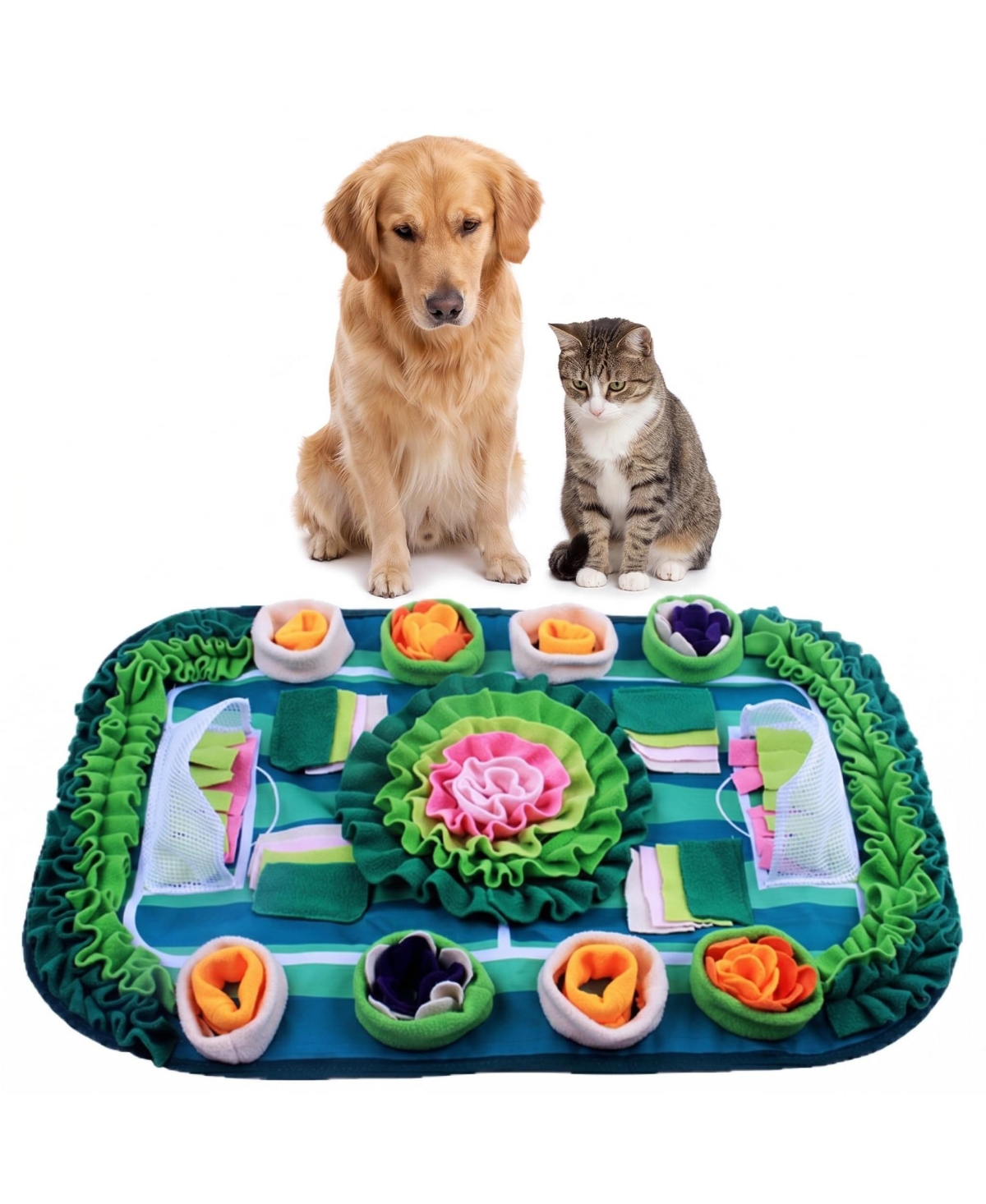 Magicorange Large Pet Snuffle Mat For Dogs Cats And Small Animals Interactive Foraging Toy