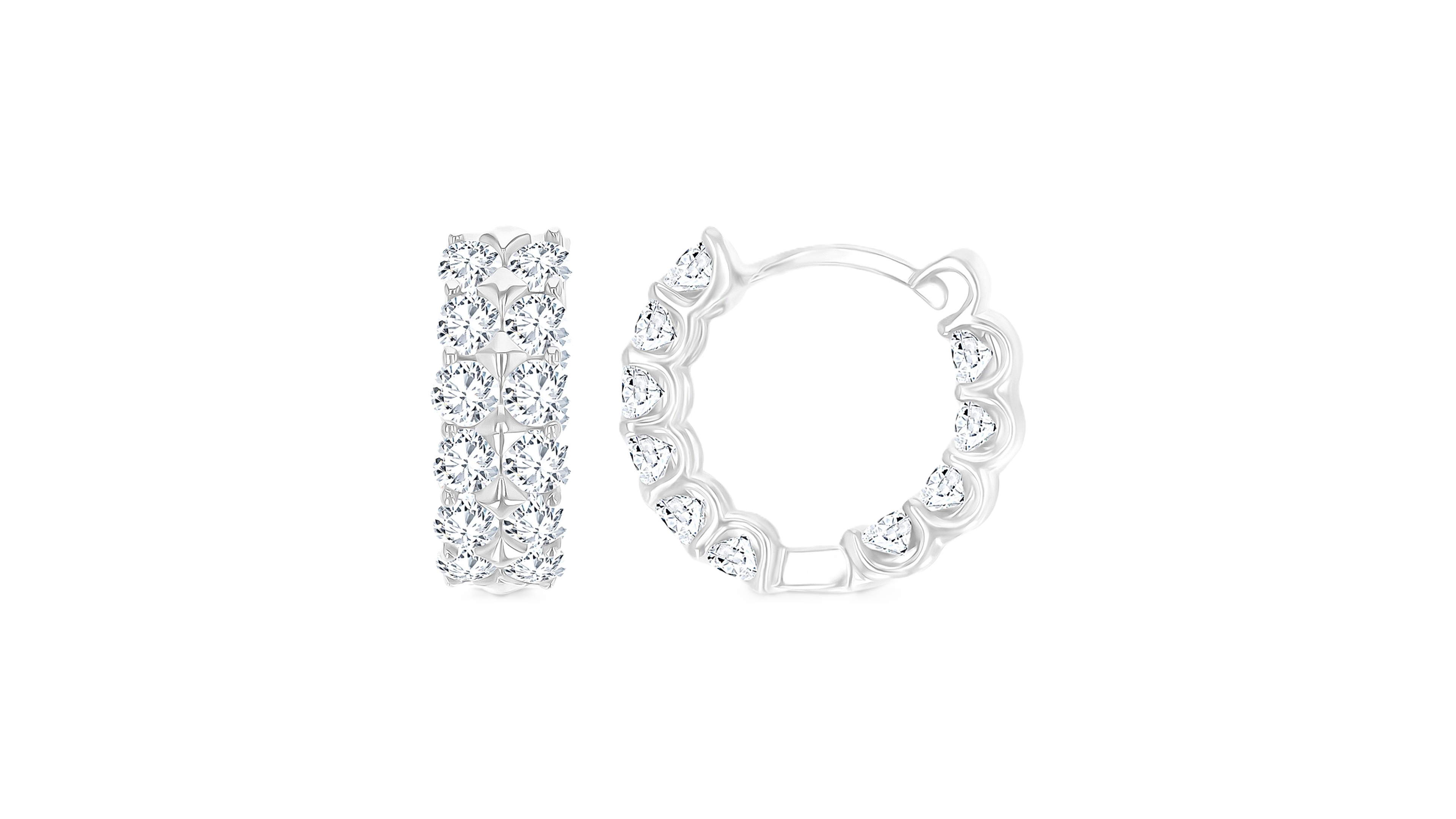 Macy's Cubic Zirconia Small Huggie Hoop Earrings