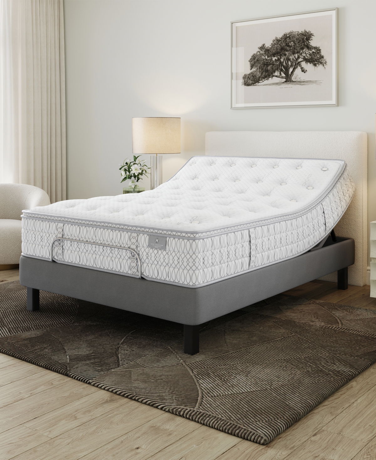 Hotel Collection by Aireloom Handmade 14.5" Luxury Firm Luxe Top Mattress Set, Twin